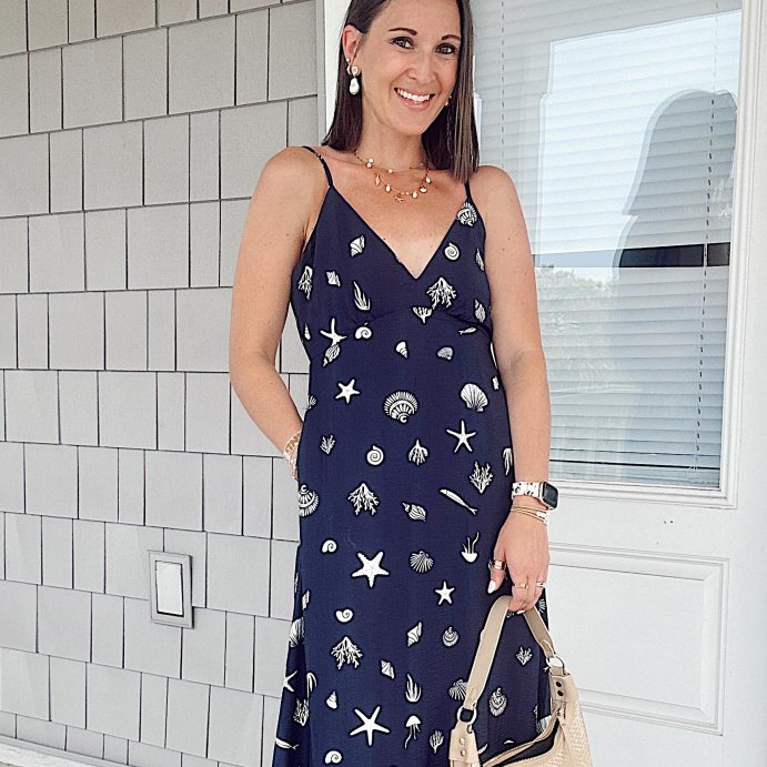 user image by @seekingjoyalways, Women's Open Back Maxi Dress - A New Day™