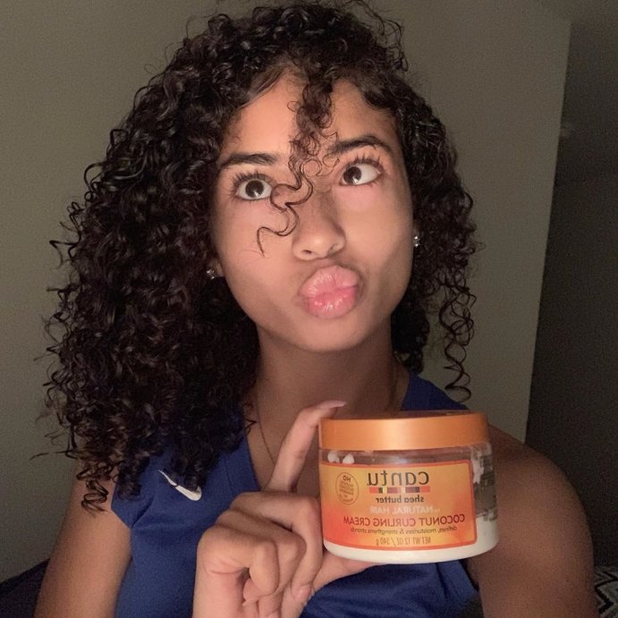 user image by @curlchic, Cantu Natural Hair Coconut Curling Cream with Shea Butter