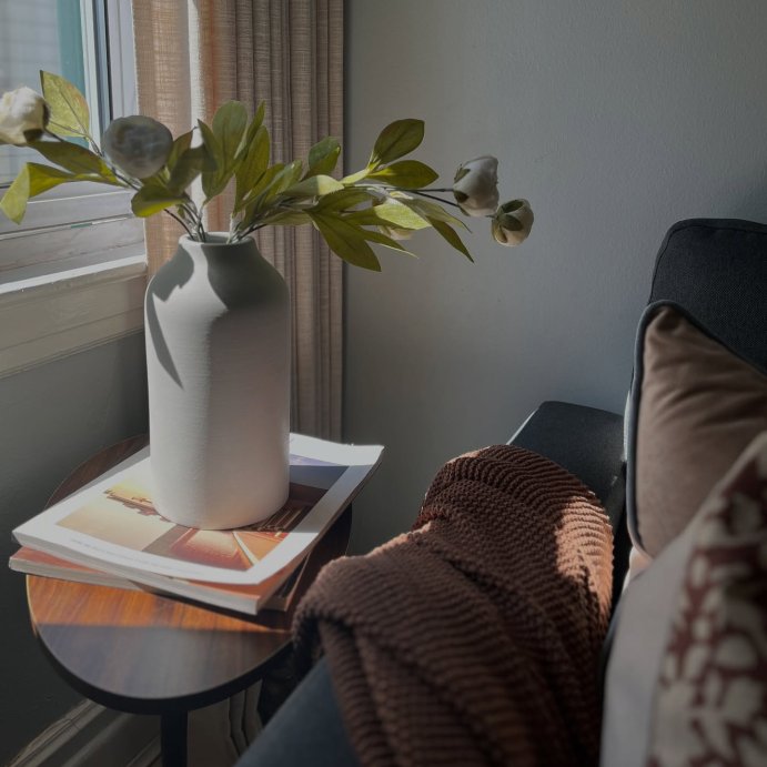 user image by @livinglikelucy_homedecor, Textured Ceramic Vase White - Threshold™