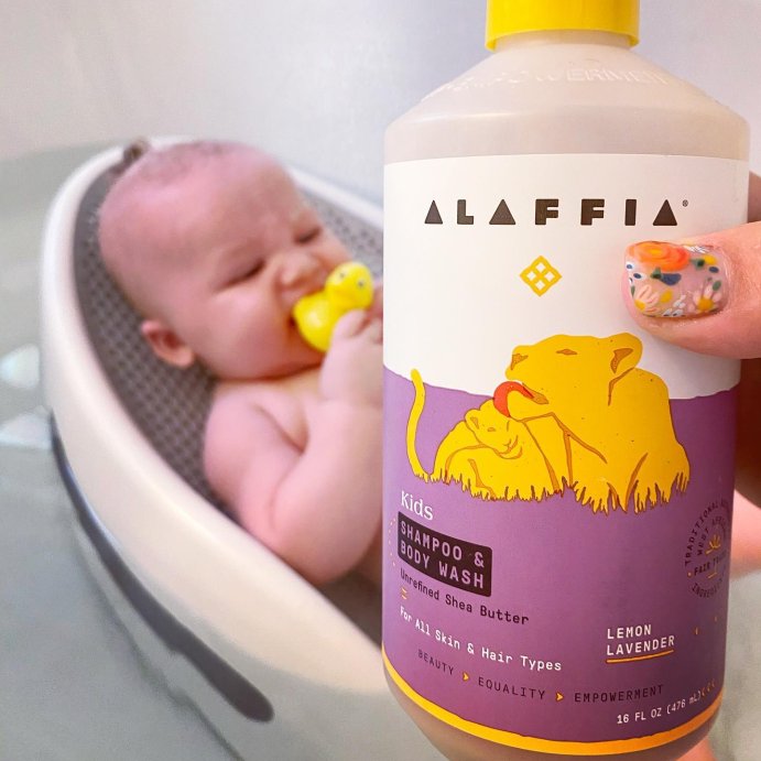 user image by @shaleesh, Alaffia Everyday Shea Baby &#38; Kids Shampoo &#38; Body Wash, Lemon Lavender - 16 fl oz