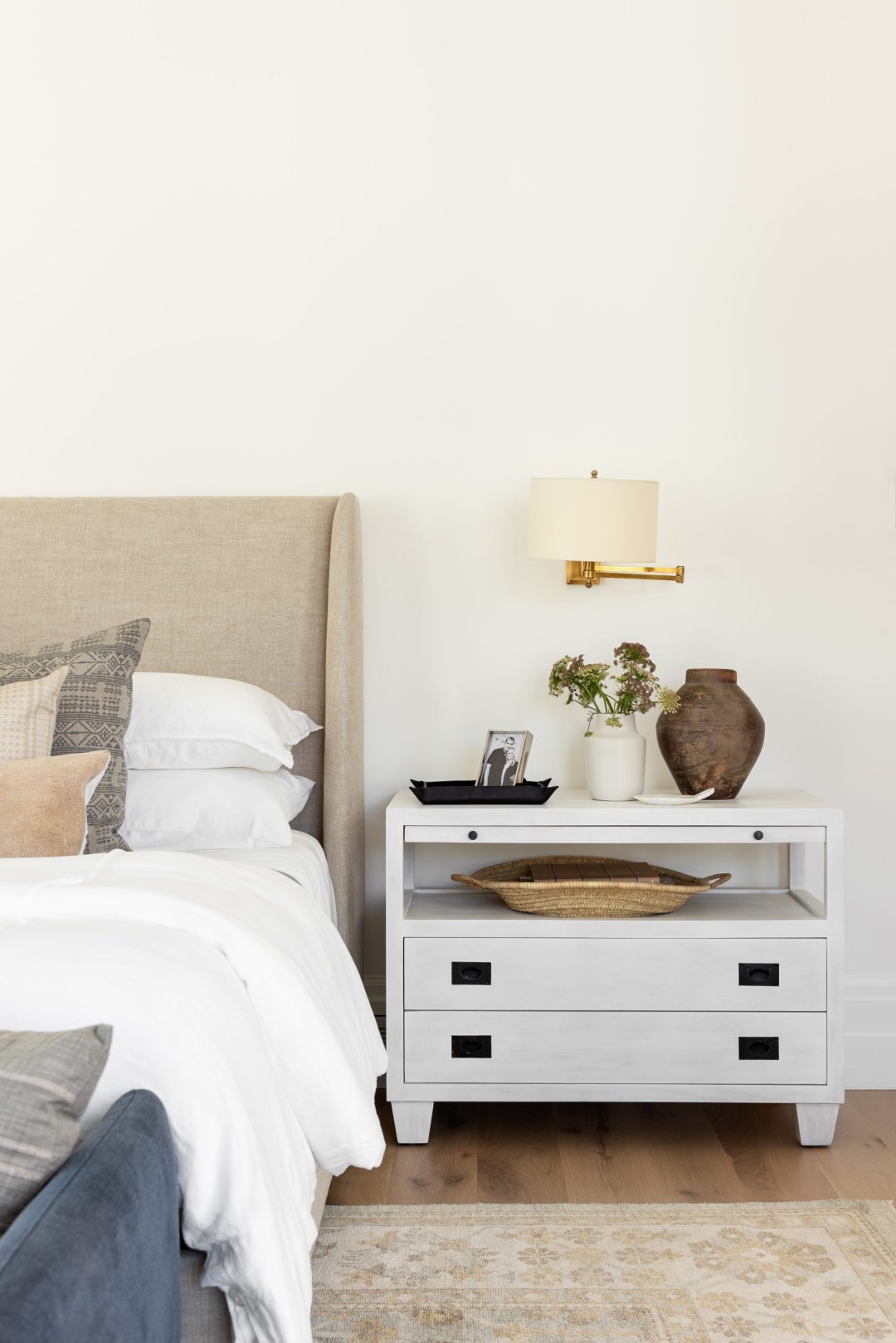 How to Style an Elevated Nightstand - Studio McGee