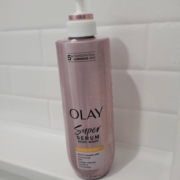 user image by @influensterfun, Olay Super Serum Body Wash for Extra Dry Skin - 18.5 fl oz