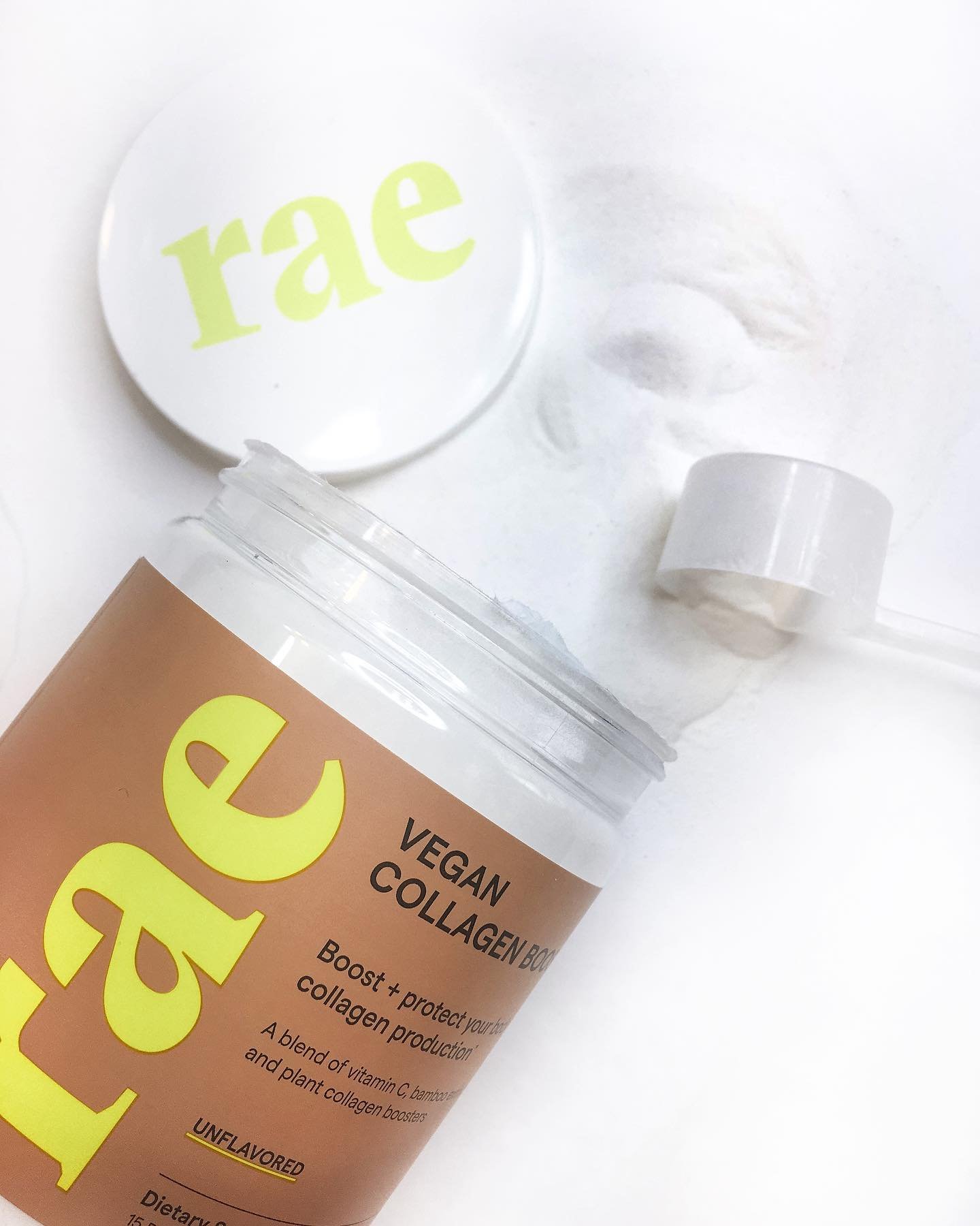 user image by @beautybunny, Rae Vegan Collagen Boost Dietary Supplement Bulk Powder for Natural Collagen Production - Unflavored - 9.5oz