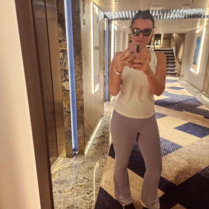 user image by @candicane.review, Women's Everyday Soft Ultra High-Rise Flare Leggings - All In Motion™