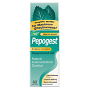 Shop Natures Way Pepogest Peppermint Oil - Natural Gastrointestinal Comfort (60 Softgels) and more
