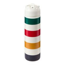 Shop Hudson's Bay Stripes Signature Water Bottle, 26-oz, White and more