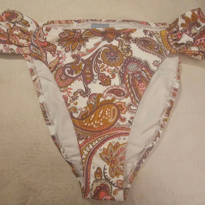 user image by @veronicawalker51, Women's Jacobean Print Mid-Rise Medium Coverage Bikini Bottom - Shade & Shore™ Multi
