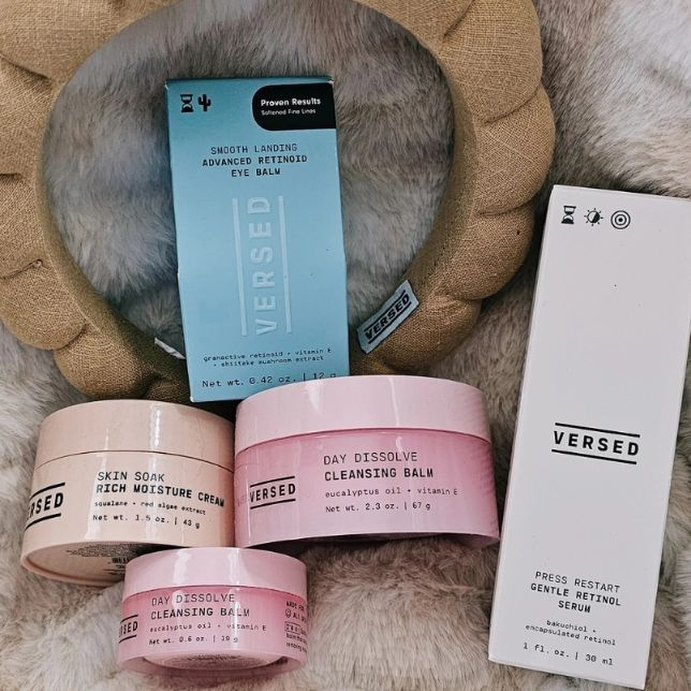 user image by @bekah.elizabeth, Versed Day Dissolve Cleansing Balm - Eucalyptus Oil + Vitamin E - 0.6oz