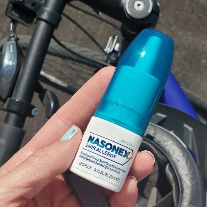 user image by @portraitsbykate, Nasonex 24HR Non Drowsy Mometasone Furoate Allergy Medicine Nasal Spray - 60 Sprays - 0.34 fl oz