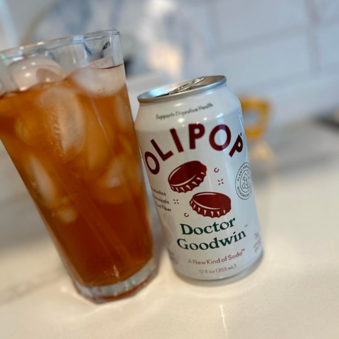 user image by @mellysmealology, OLIPOP Doctor Goodwin Prebiotic Soda - 12 fl oz Can