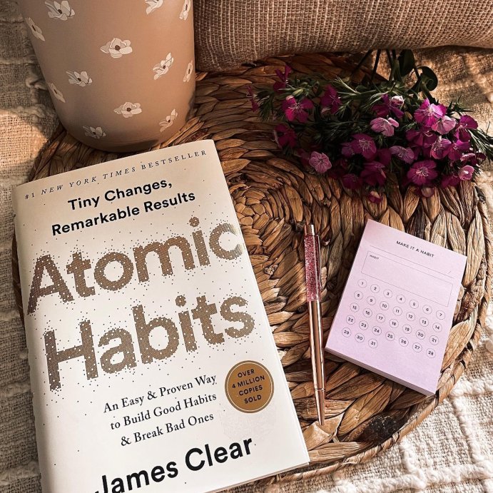 user image by @thebutterscotchco, Atomic Habits - by James Clear (Hardcover)