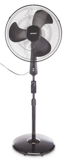 Shop NOMA Oscillating Pedestal/Stand Fan with Remote Control, 3-Speed, Black, 18-in and more