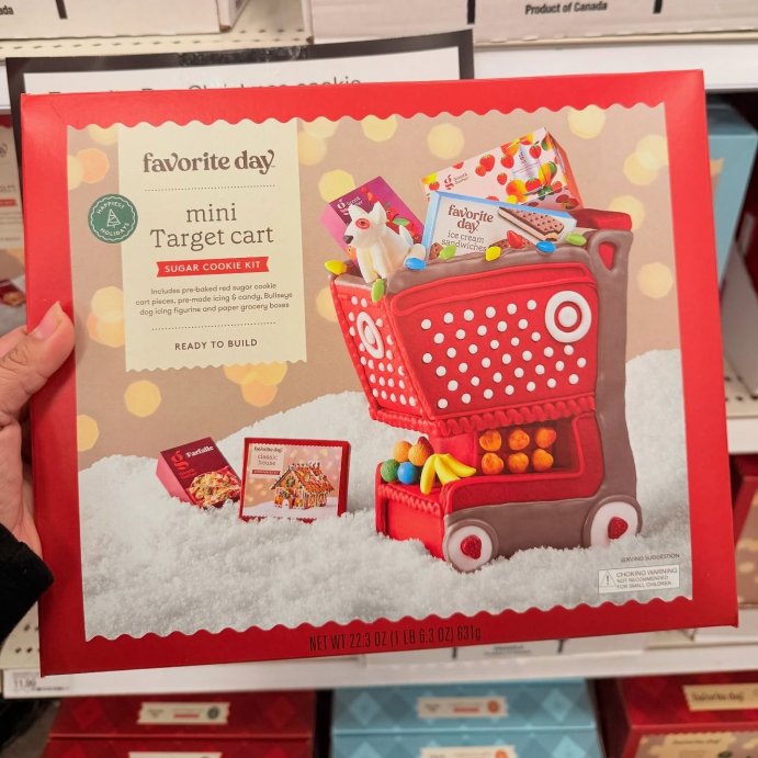 user image by @nancy_loves2shop, Mini Target Shopping Cart Christmas Cookie Kit - 22oz - Favorite Day&#8482;