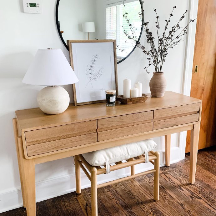 user image by @kjoathome, Herriman Wooden Console Table with Drawers - Threshold™ designed with Studio McGee