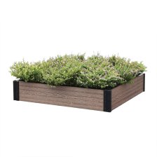 Shop EverBloom Essential Raised Garden Bed, Rectangular, Walnut Colour and more