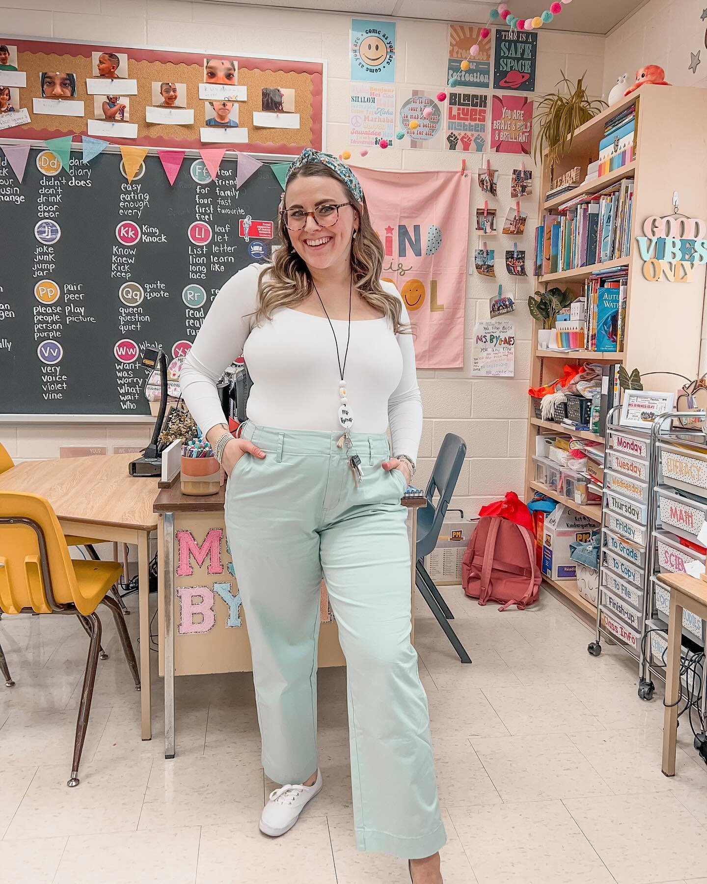 user image by @msbyrnesinprimary, Women's High-Rise Straight Ankle Chino Pants - A New Day™