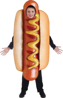 Shop Hot Dog Tunic Halloween Costume, Multi-Colour, Child, Standard and more