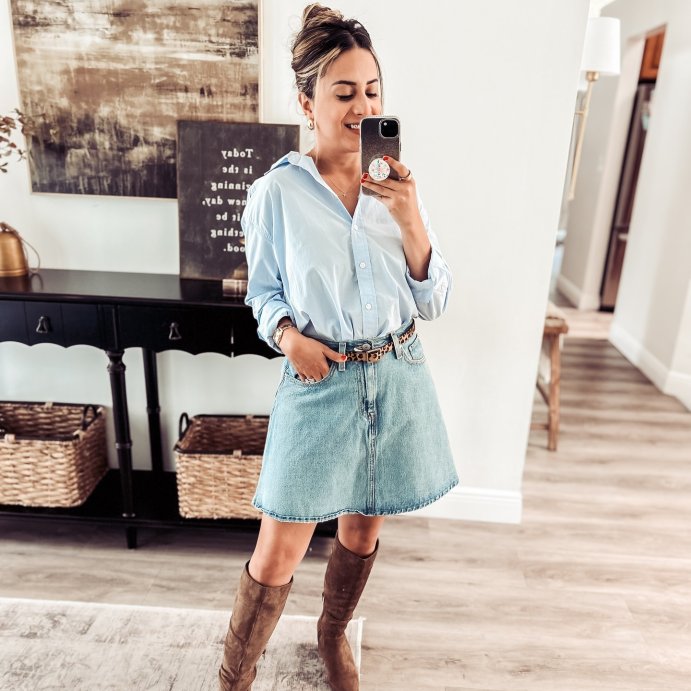 user image by @daintyjea, Women&#39;s Long Sleeve Collared Button-Down Shirt - Universal Thread&#8482;