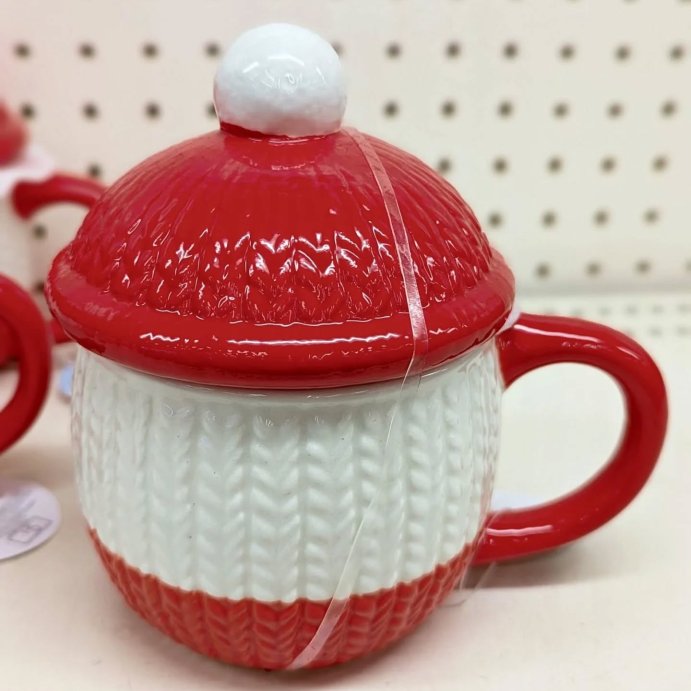user image by @heartsandhaunts, 8 fl oz Novelty Lidded Mugs Red - Bullseye&#39;s Playground&#8482;