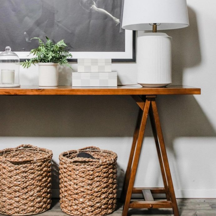 user image by @abigailamirahome, 13.5&#34; x 14.5&#34; Woven Decorative Basket - Threshold&#8482;