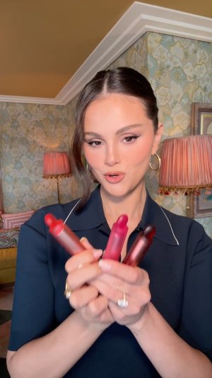 @spacenk&rsquo;s instagram video of Rare Beauty Soft Pinch Lip Oil Stick
