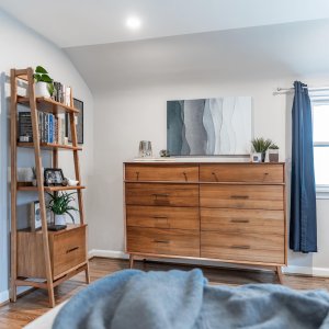 Mid-Century Bookshelf w/ Drawer (22") | West Elm