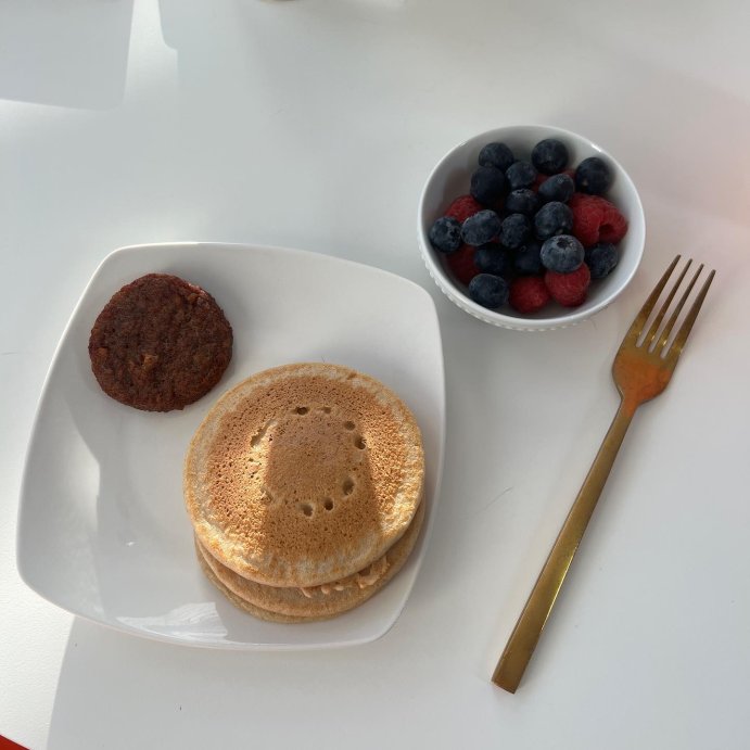 user image by @plantspeaceandpizza, Kodiak Protein-Packed Power Flapjacks Buttermilk Frozen Pancakes - 12ct