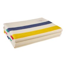 Shop Hudson's Bay Stripes King Size Point Blanket, Multi-Coloured, 108-in x 100-in and more