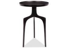 Shop Table d'appoint Saylish 25 po en métal recyclé -bronze vieilli and more
