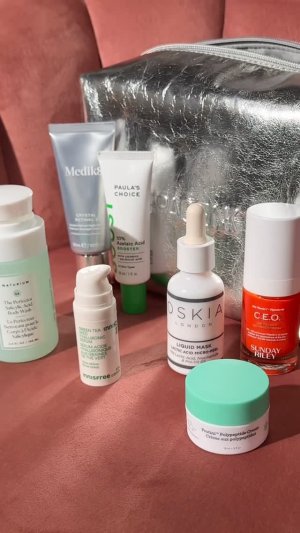 @spacenk’s instagram video of Space NK The Hero Skincare Edit