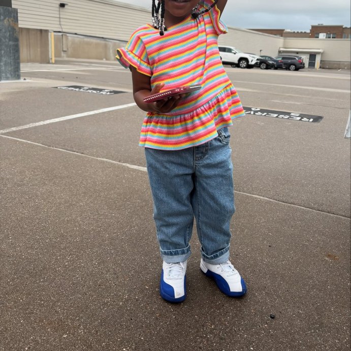 user image by @saige.malaya, Toddler Girls' Ribbed Printed Short Sleeve Top - Cat & Jack™