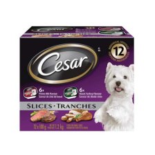 Shop Cesar Roast Turkey & Prime Rib Flavour Adult Wet Dog Food, 100-g, 12-Pk and more