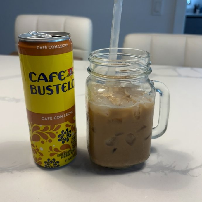user image by @saillyisabrat, Cafe Bustelo Cafe Con Leche Espresso Style Beverage with Milk - 11 fl oz