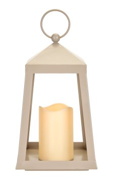 Shop CANVAS Beige Candle Lantern and more
