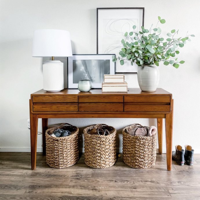 user image by @abigailamirahome, Herriman Wooden Console Table with Drawers - Threshold™ designed with Studio McGee