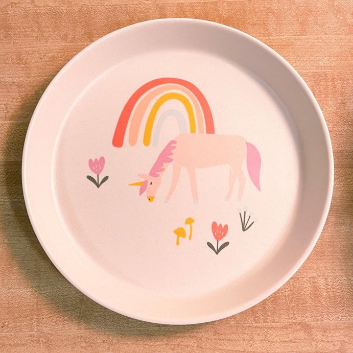 user image by @stylelikemollyb, Bamboo Melamine Plate - Pillowfort™