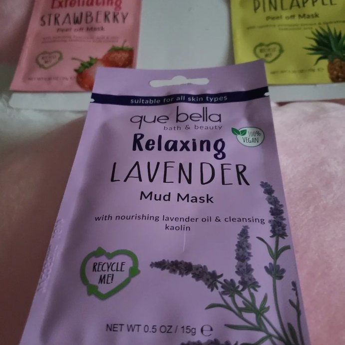 user image by @xdanikitty915x, Que Bella Relaxing Lavender Mud Mask - 0.5oz