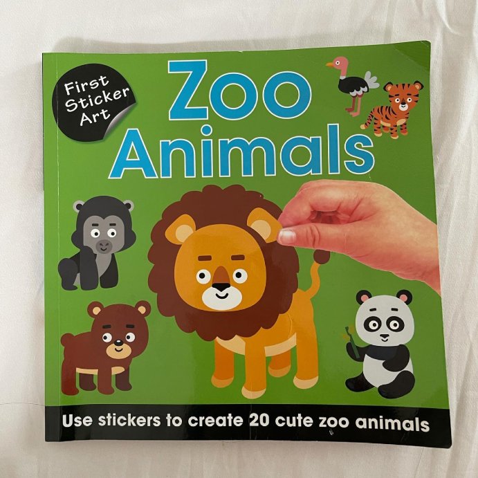 user image by @joyofjyo, Zoo Animals - (First Sticker Art) by Ksenya Sawa (Paperback)