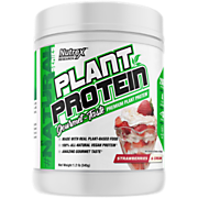 Shop Nutrex Research Plant-Based 100% Vegan Protein - Strawberries & Cream (1.2 Lbs. / 18 Servings) and more