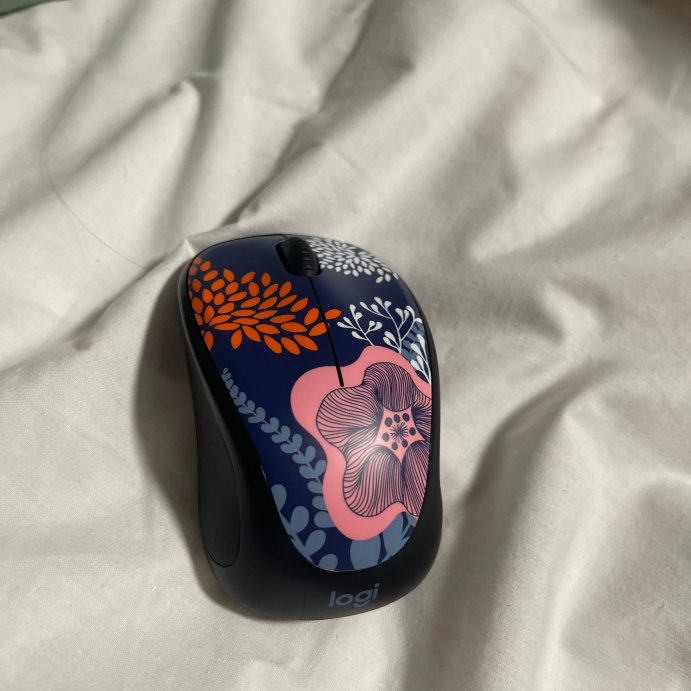 user image by Oscar Maldonado, Logitech Mouse (M317) - Forest Floral: Wireless USB-A, 1000 dpi, Soft-Touch Grips