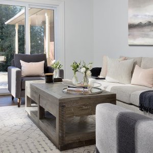 Soft, tranquil, and serene is the vibe in the family room at #projectMBD97cw 📸 by arnalphotography