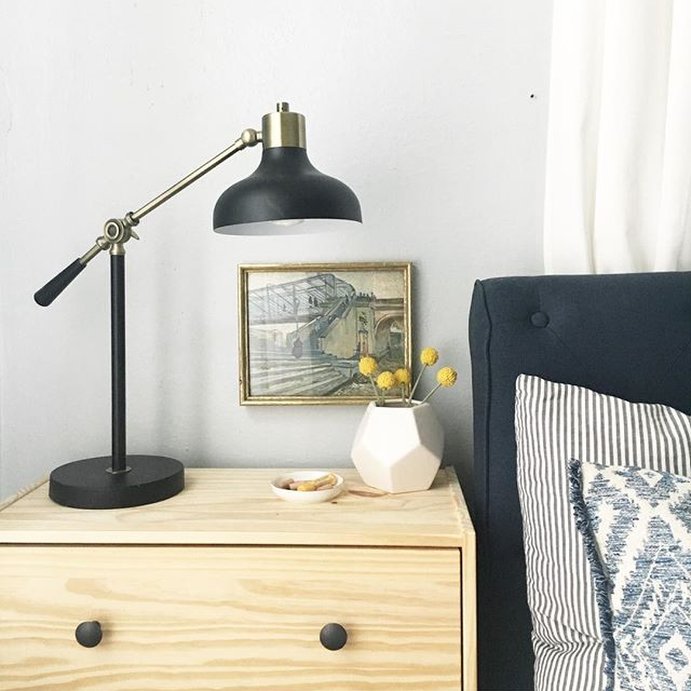 user image by @megan.pecknold, Crosby Schoolhouse Desk Lamp Black - Threshold&#153;