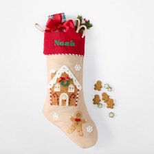 Shop Applique Holiday Stocking, Gingerbread House and more