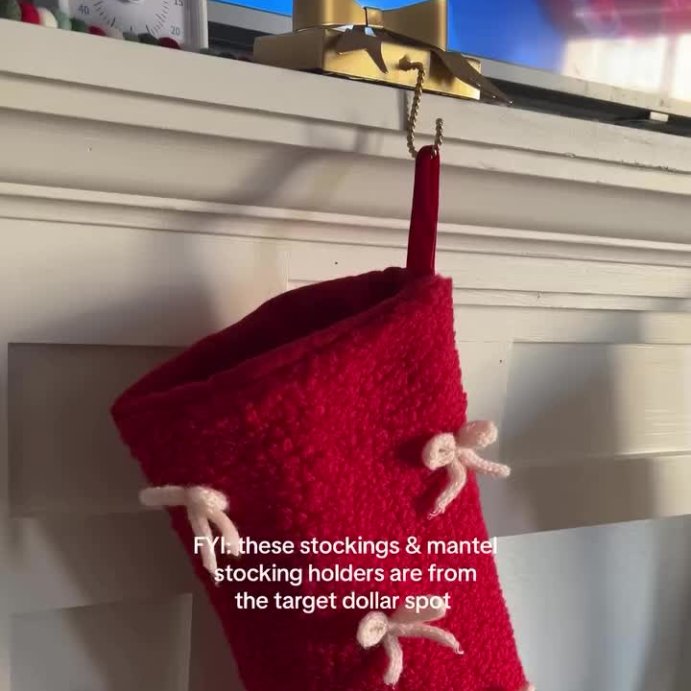 user image by @samantha_rue, Stockings Red Bows - Bullseye&#39;s Playground&#8482;