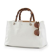 Shop Bamboo Elisabetta Slouch Handbag, White and more