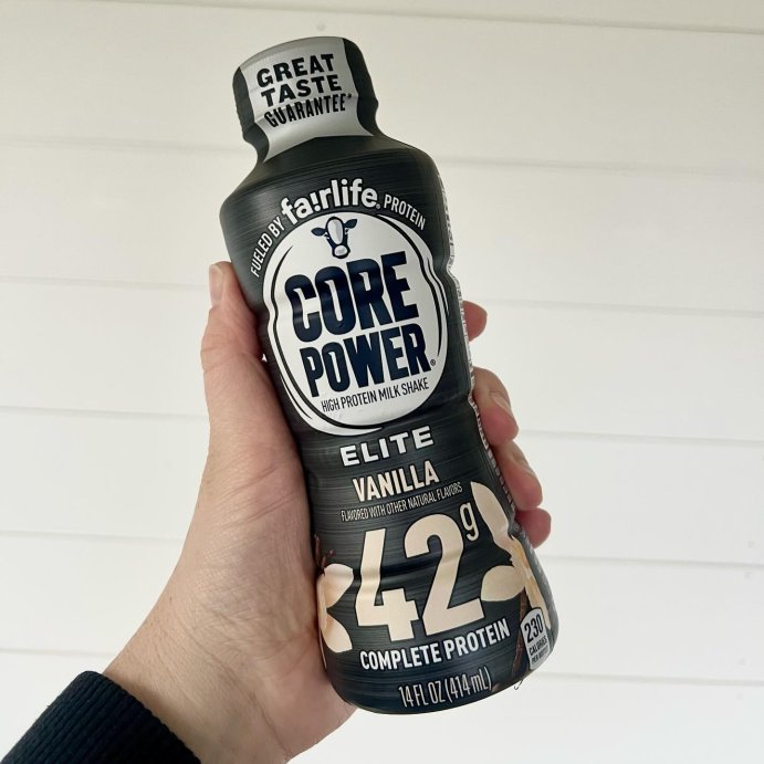 user image by @abundantgoodness, Core Power Elite Vanilla 42G Protein Shake - 14 fl oz Bottle