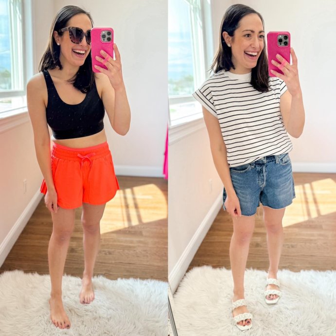 user image by @msnafashion, Women&#39;s Marble Tortoise Shell Square Sunglasses - A New Day&#8482; Pink: UV Protection, Recycled Plastic Frame, Medium Fit