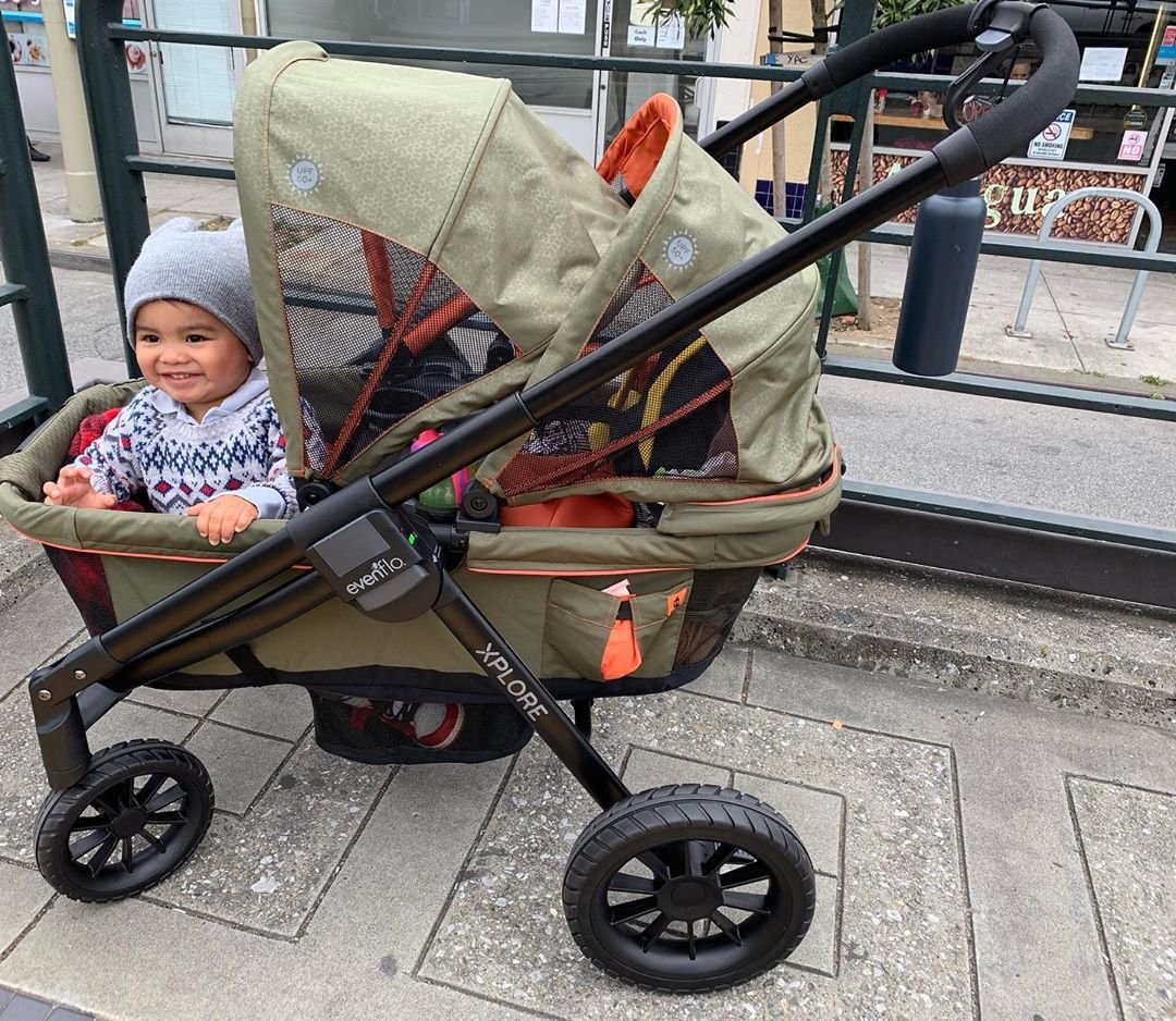 user image by @friscoparents, Evenflo Pivot Xplore All-Terrain Double Stroller Wagon