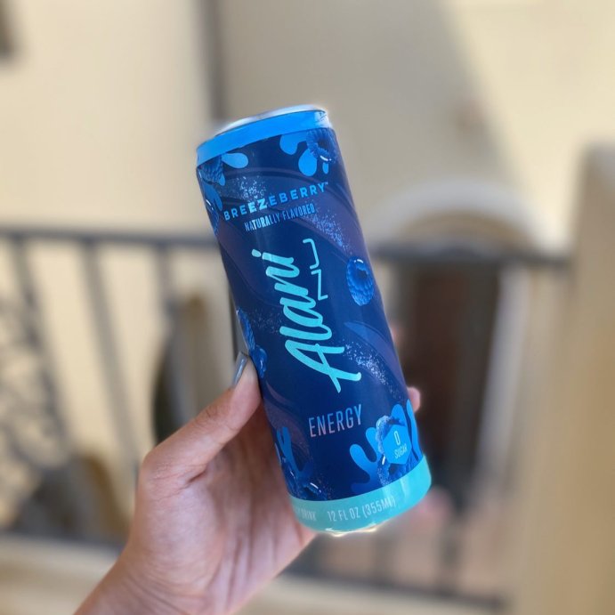user image by @snacksfort.hot, Alani Breezeberry Energy Drink -12 fl oz Can