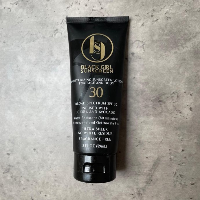 user image by @zkincarewithzenab, Black Girl Sunscreen Broad Spectrum Infused with Jojoba Oil - SPF 30 - 3 fl oz